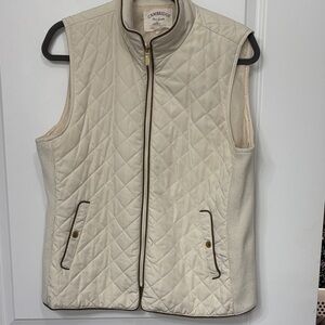 Cambridge Dry Goods Cream Quilted Vest